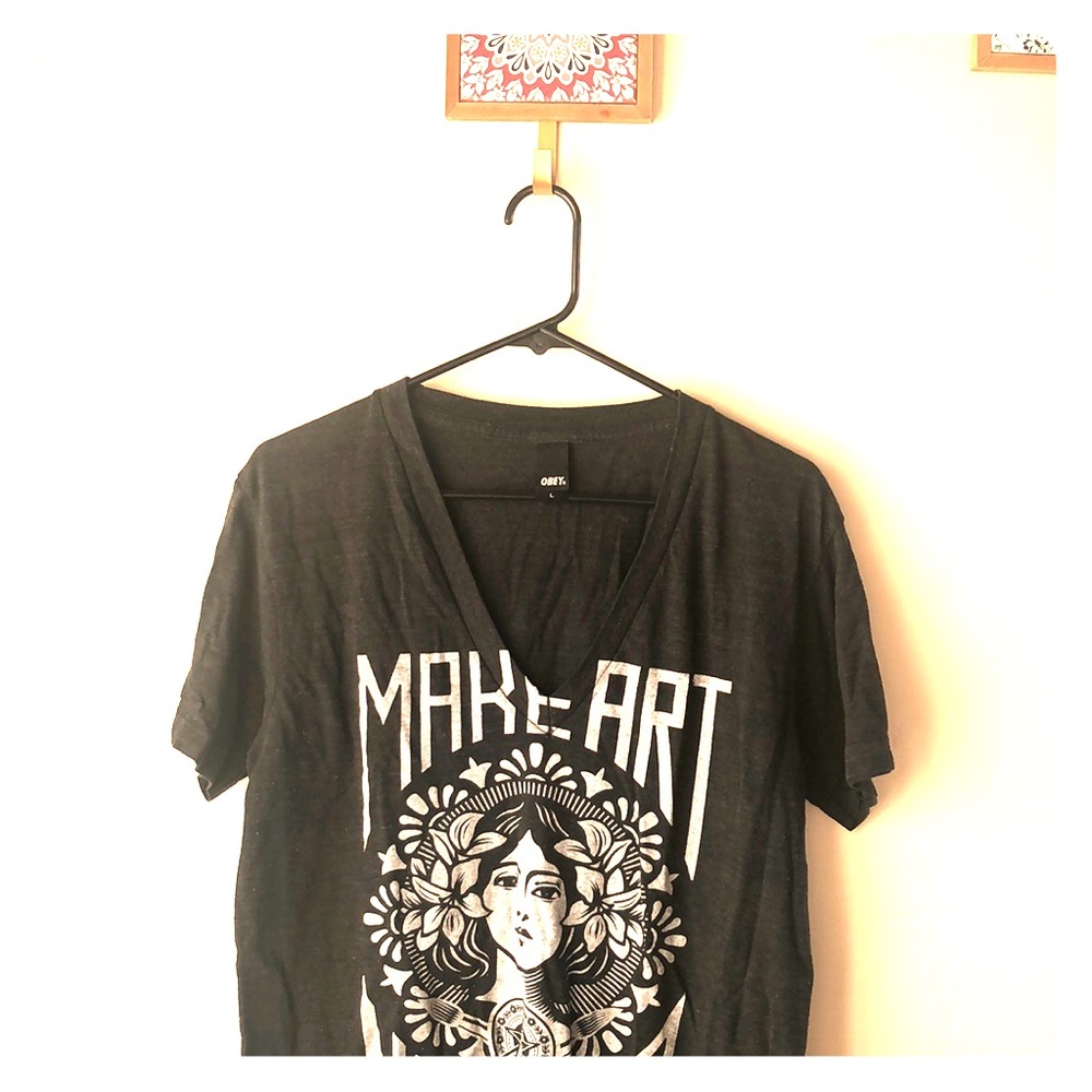 Make art not war t shirt